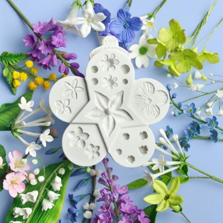 Flower Pro Ultimate Filler Flowers Silicone Mould by Katy Sue Designs