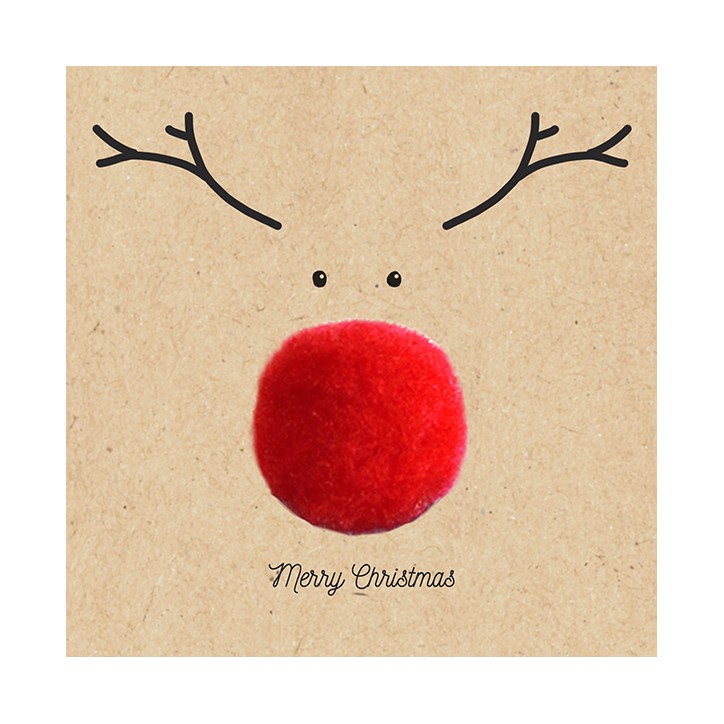 By Nature Big Red Nose Christmas Napkins 20 Pack