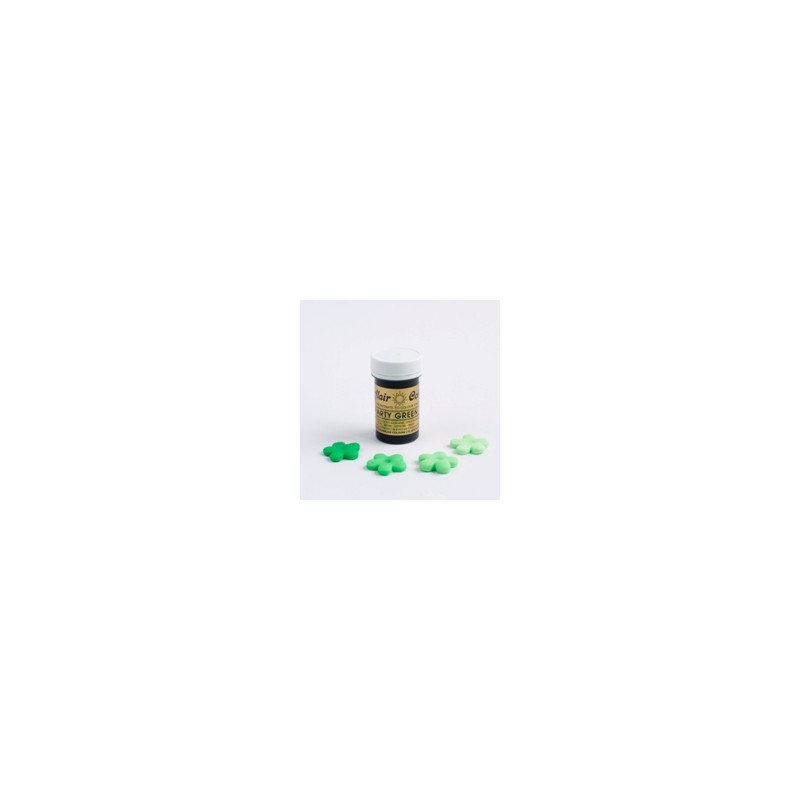 Sugarflair Spectral Paste Colour - Party Green, 25g