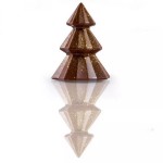 Martellato 4 Christmas Tree Chocolate Mould, 300g