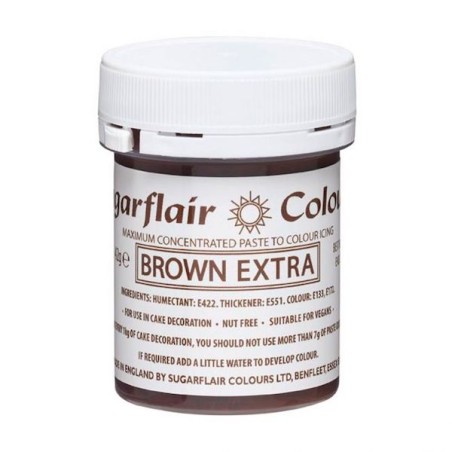 SugarFlair Maximum Concentrated Paste Colour Brown Extra CS-C106