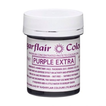 Sugarflair Maximum Concentrated Paste Colour Extra Purple 42g CS-C107