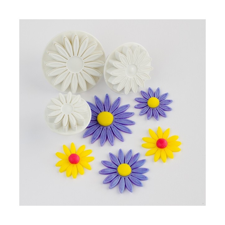 PME Sunflower Gerbera Plunger Cutter Set 3 Pieces