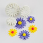 PME Sunflower / Daisy / Gerbera Plunger Cutter Set, 3 pcs
