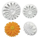 PME Sunflower / Daisy / Gerbera Plunger Cutter Set, 3 pcs