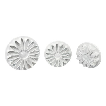 PME Sunflower/Daisy/Gerbera Plunger Cutter set/3 - SD618