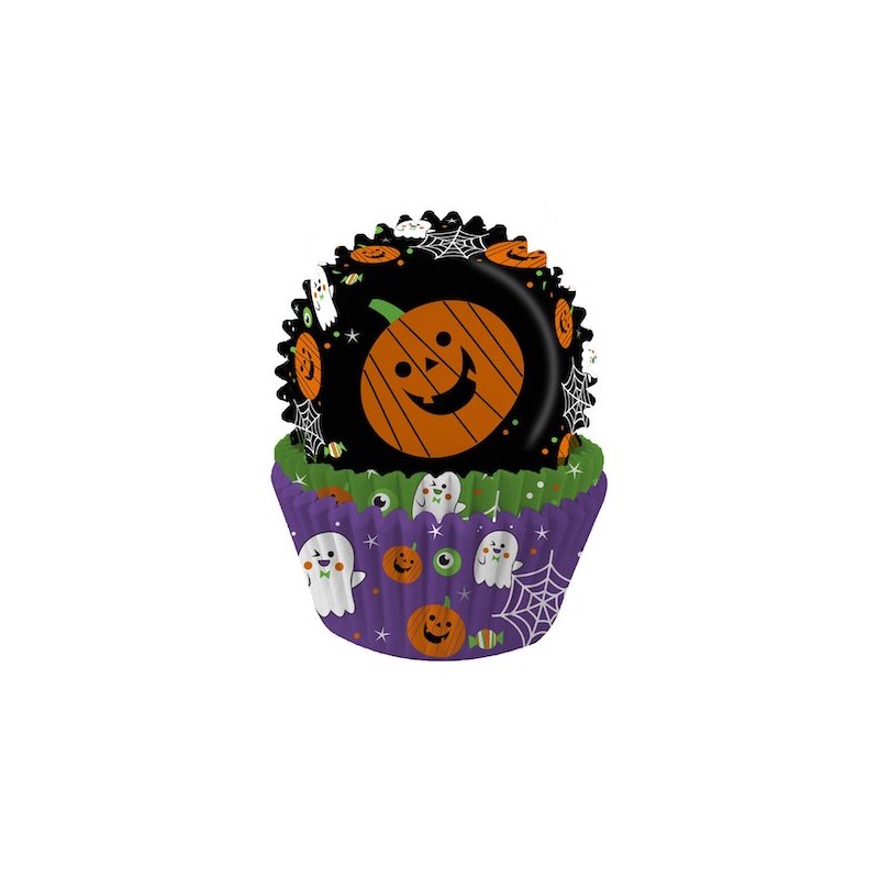 Anniversary House Fun Halloween Cupcake Cases assorted, 75 pcs