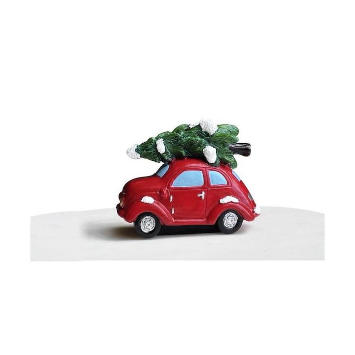 Anniversary House Bringing Home the Tree Christmas Cake Topper