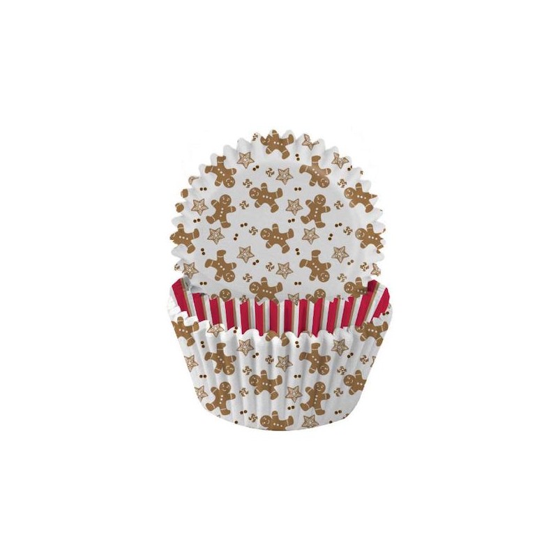 Anniversary House Gingerbread Cupcake Cases, 75 pcs