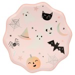 Meri Meri Pastell Halloween Teller, 8 Stück