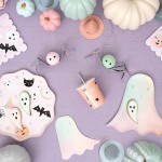 Meri Meri Pastel Halloween Plates, 8 pcs