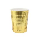 Meri Meri Gold Fringe Party Cups, 8 pcs