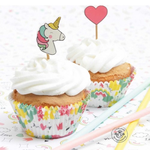 ScrapCooking Unicorn Cupcake & Topper Set, 48-pcs ScrapCooking Unicorn Cupcake & Topper Set, 48-pcs