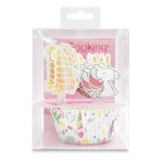 ScrapCooking Unicorn Cupcake & Topper Set, 48-pcs