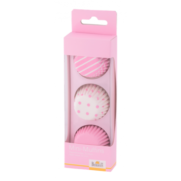 Birkmann Mini Muffin paper baking liners Colour Kitchen Pink 4.5cm EH-75.87553