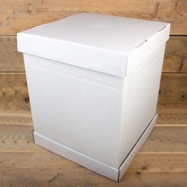 FunCakes Cake Box White 37x37x45 cm pk/1