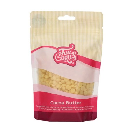 FunCakes Cocoabutter Drops 200g - Chocolate Making Essentials
