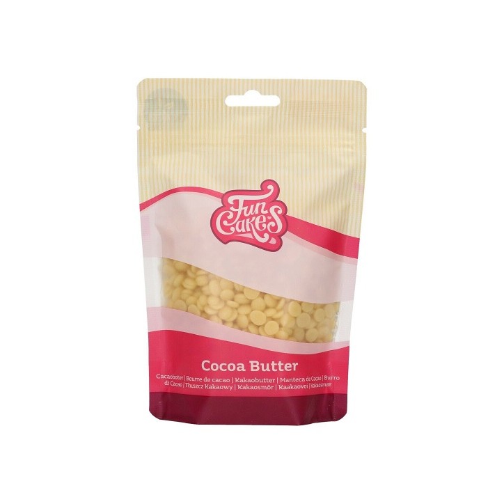 FunCakes Kakaobutter Drops 200g | 100% Reine Kakaobutter FunCakes Kakaobutter Drops 200g | 100% Reine Kakaobutter