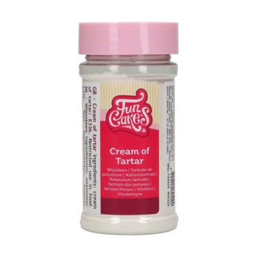 FunCakes Cream of Tartar 80g - Natural Raising Agent - 100% Tartrate.