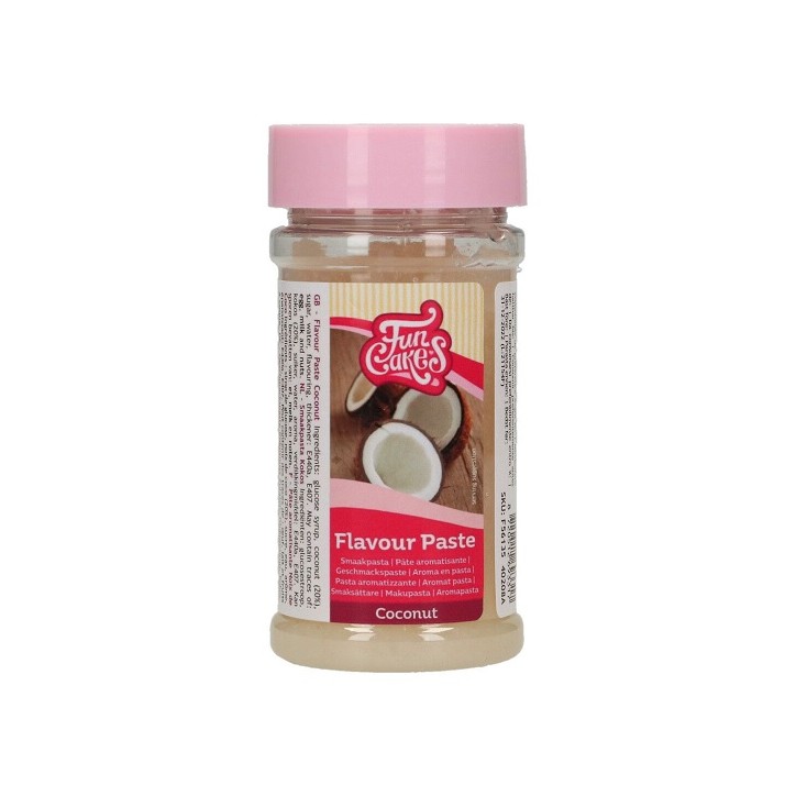 FunCakes Coconut Flavour Paste 100g | Coconut Flavour for Cakes & Creams