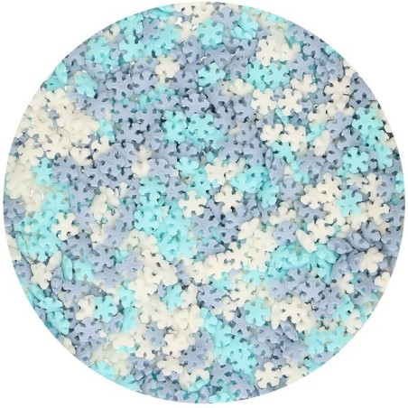 Kuchendekor Mini Schneeflocken Frozen Mix - 8720143517693 - Mini Snowflakes Sprinkles