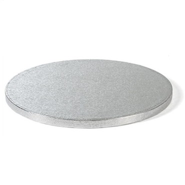 Decora Cardboard Cake Board Silver Round 20cm DA-0931618