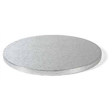 Decora Cardboard Cake Board Silver Round 22cm DA-0931602