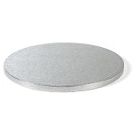 12mm Round Cake Board Silver 22cm