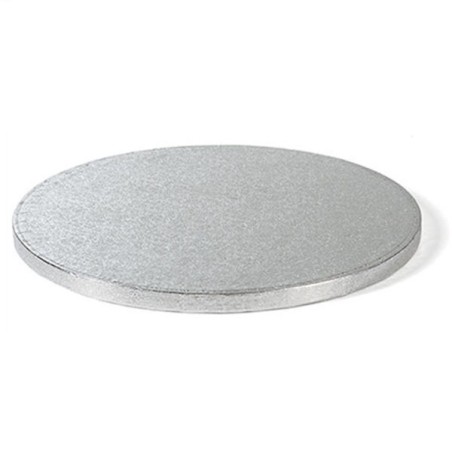 Decora Cardboard Cake Board Silver Round 28cm DA-0931619