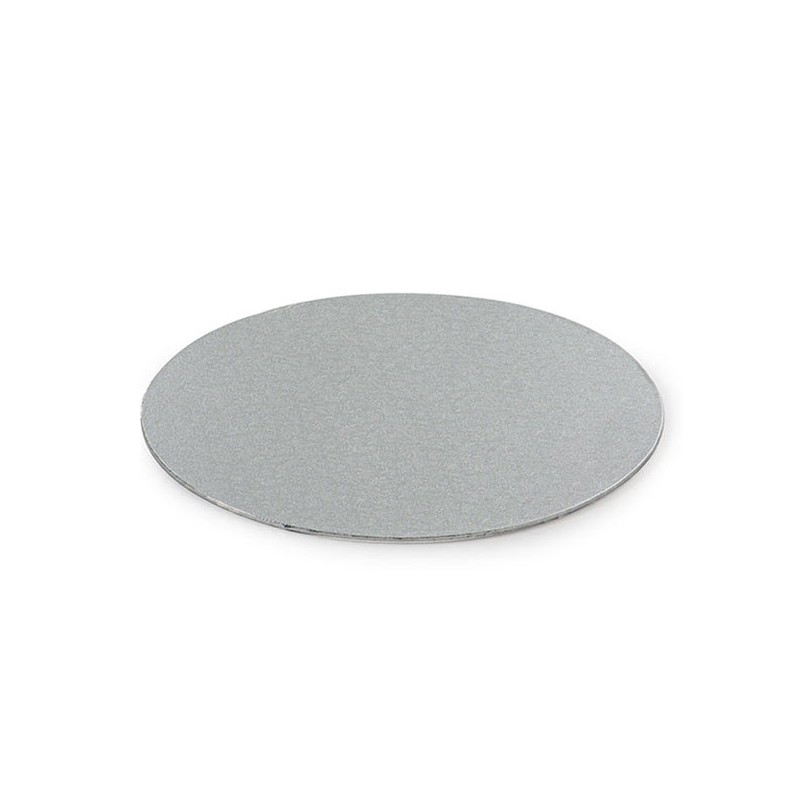 3mm Round Cake Board Silver 16cm