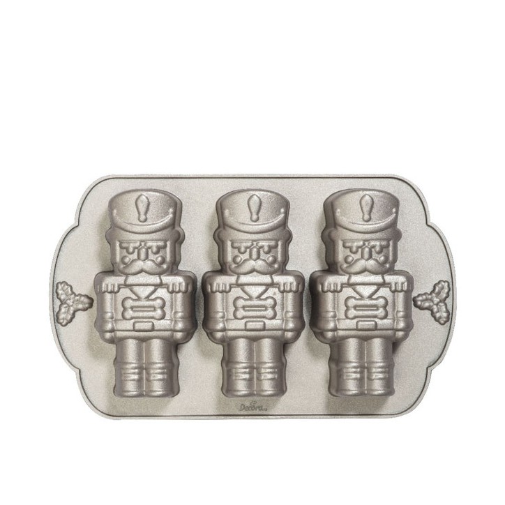 Decora Nutcracker Cake Pan 29cm | Christmas Cast Aluminium Baking Pan Decora Nutcracker Cake Pan 29cm | Christmas Cast Aluminium Baking Pan