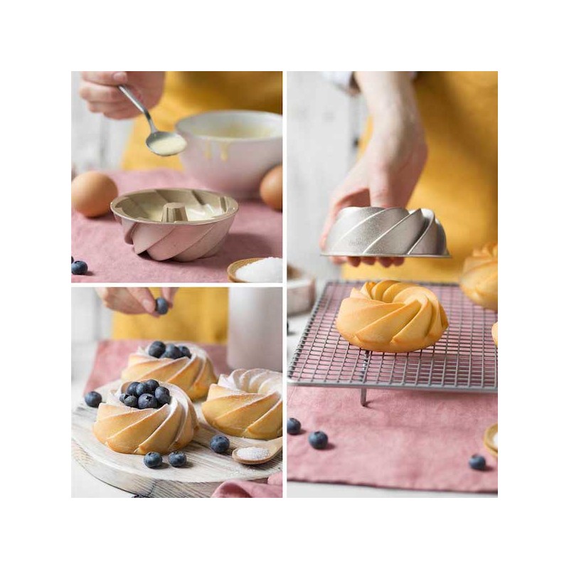 Decora Mini Bundt Cake Pan Alice, 10x5cm