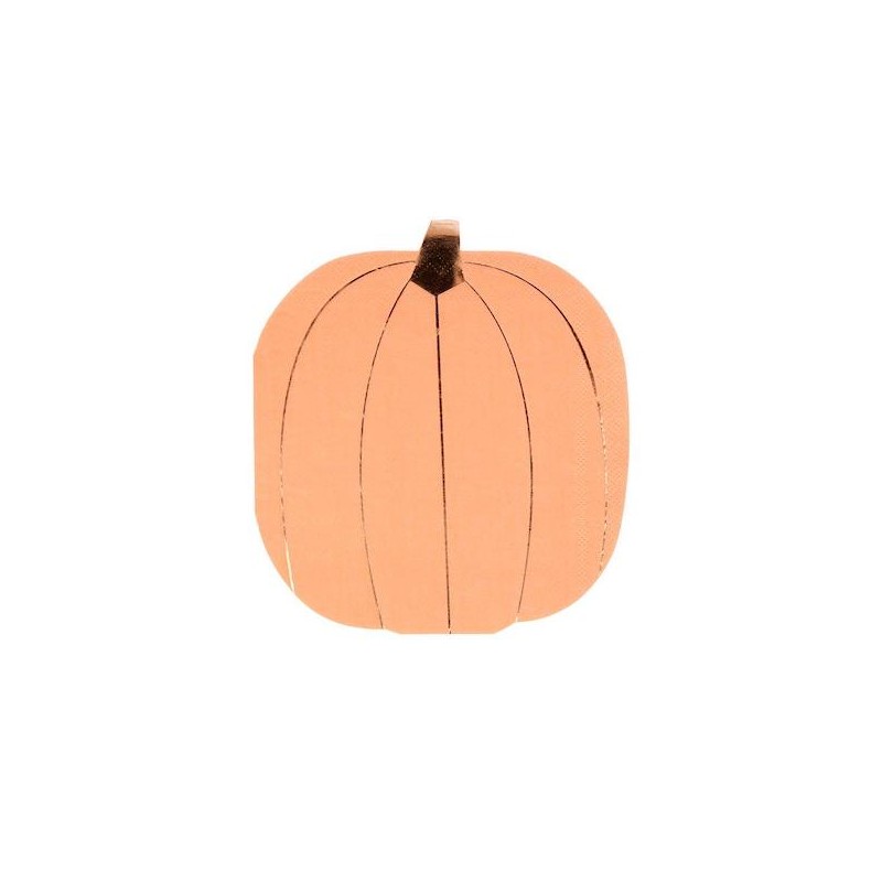 Meri Meri Pastel Pumpkin Napkins, 16 pcs