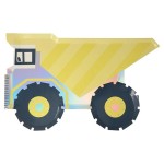 Meri Meri Construction Vehicle Dumper Truck Plates, 8 pcs