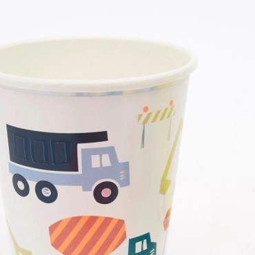 215074 Construction Truck Party Cups