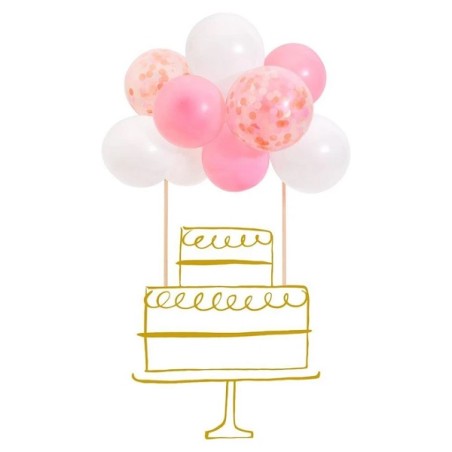 Pink Balloon Cake Topper Kit Meri Meri 204922