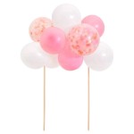 Meri Meri Pink Balloon Cake Topper Kit, 11 pcs