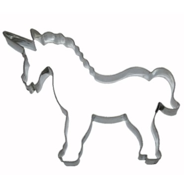 Unicorn Cookie Cutter 7x5cm - Stainless steel