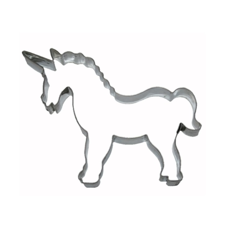 Marianna Unicorn Cookie Cutter Small 7cm Stainless Steel