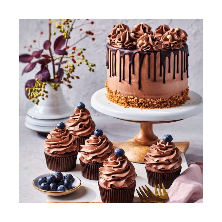FunCakes Enchanted Cream Choco 450g – Light Chocolate Frosting for Cakes & Cupcakes