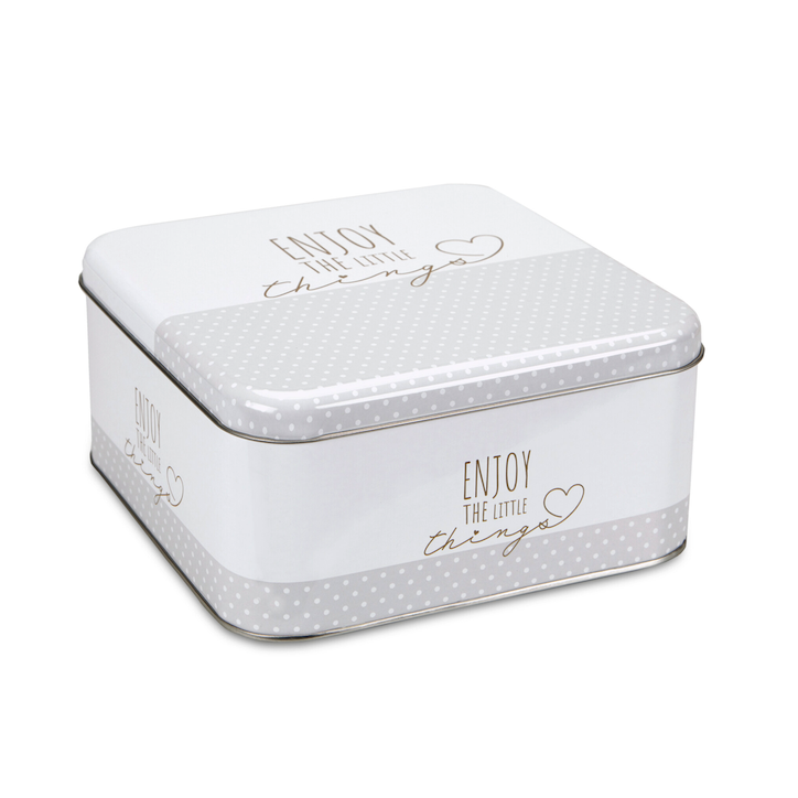 Städter Enjoy the Little Things Cookie Tin 16.5x16.5cm Städter Enjoy the Little Things Cookie Tin 16.5x16.5cm