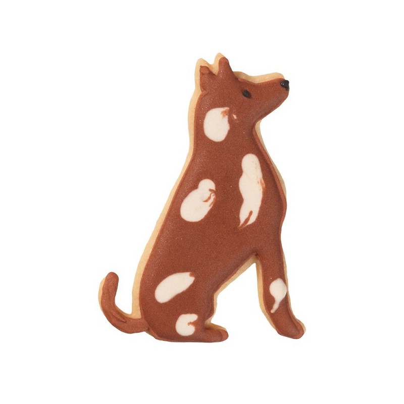 Birkmann Sitting Dog Cookie Cutter, 8cm