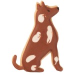 Birkmann Sitting Dog Cookie Cutter, 8cm