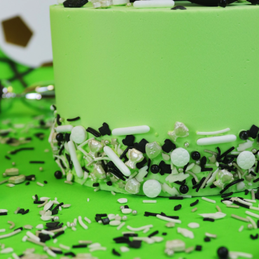 PME Out the Box Sugar Sprinkles Mix Football Cake Decor 60g PME-OTB07