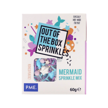 PME Out the Box Sugar Sprinkles Mix Mermaid Cake Decor 60g PME-OTB05