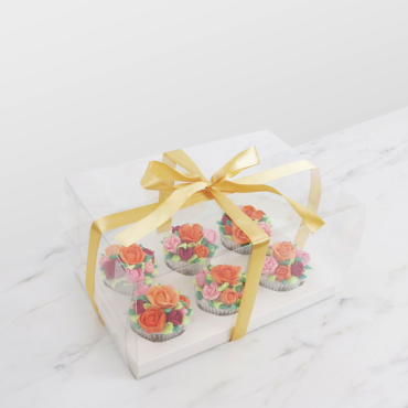 PME Cupcake Box Crystal for 6 Cupcakes PME-CCB700