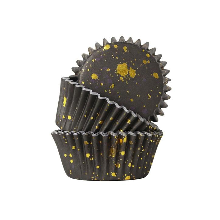 PME Black & Gold Fleck Cupcake Cases – 30 pcs PME Black & Gold Fleck Cupcake Cases – 30 pcs