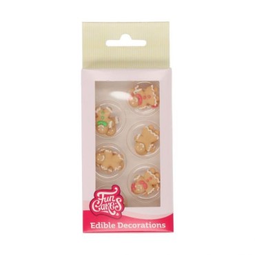 FunCakes Zuckerfiguren Gingerbread Lebkuchen CS-F50245