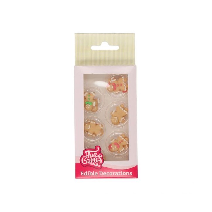 FunCakes Lebkuchenfiguren Zuckerdekor 12 Stück