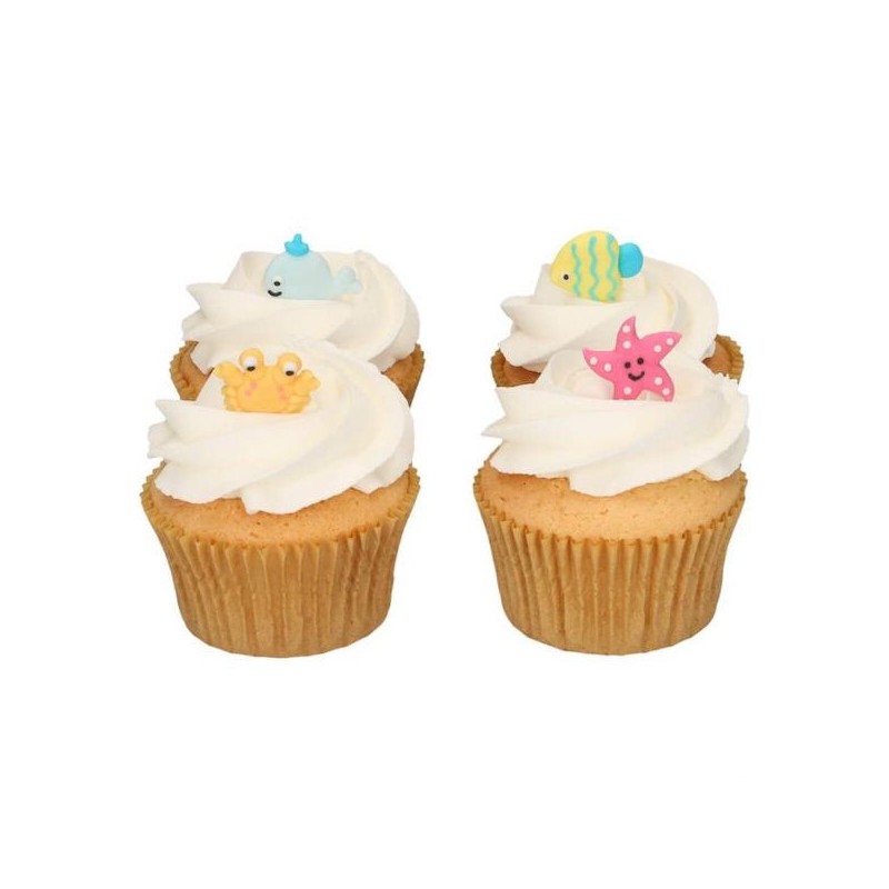 FunCakes Sea Life Sugar Decoration, 8 pcs